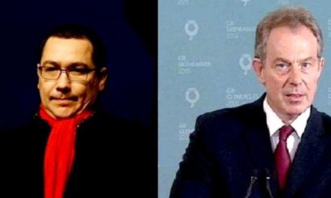 Victor Ponta se compară cu Tony Blair